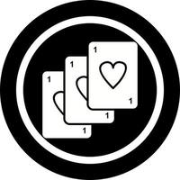 ícone exclusivo do vetor de baralho de cartas