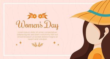 8 de março, fundo de celebração do dia internacional da mulher vetor