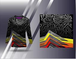 camiseta design esportivo para camisa de corrida ciclismo jogos de futebol vetor