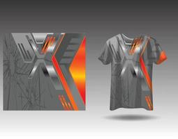 camiseta design esportivo para camisa de corrida ciclismo jogos de futebol vetor