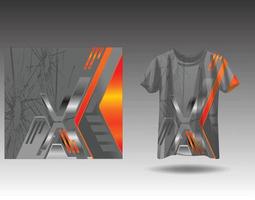 camiseta design esportivo para camisa de corrida ciclismo jogos de futebol vetor