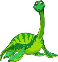 um personagem de desenho animado de dinossauro pliossauro vetor