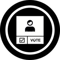 ícone de vetor de banner candidato