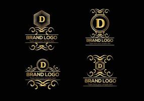 inicial carta luxo logotipo modelo dentro vetor arte para restaurante e de outros vetor ilustração