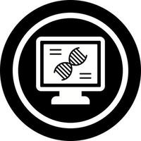 ícone de vetor de teste de dna