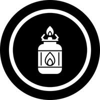 ícone de vetor de gás de acampamento