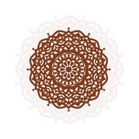 design de fundo de logotipo de arte de flor de mandala vetor