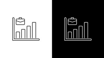 o negócio crescimento progresso estatística infográfico dados análise esboço ícone Projeto gráfico Barra vetor