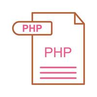 ícone do vetor php