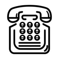 telefone simples ícone. vetor ilustração.