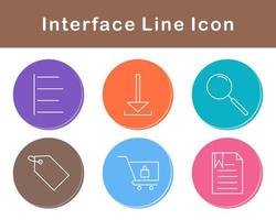 interface vetor ícone conjunto