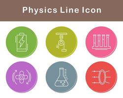 física vetor ícone conjunto