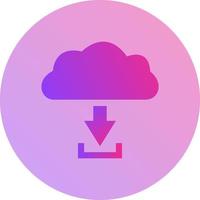 download exclusivo do ícone vetorial da nuvem vetor