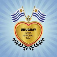 Uruguai nacional dia , nacional dia bolos vetor