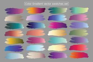 vetor vibrante colorida gradiente grande amostras conjunto