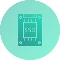 ícone do vetor ssd