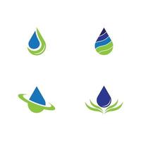 drop logo icon set vetor