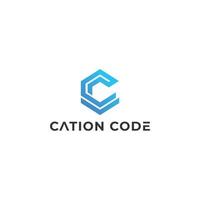 abstrato inicial carta c ou cc logotipo em azul cor isolado em branco fundo aplicado para Programas tecnologia logotipo Além disso adequado para a marcas ou empresas ter inicial nome cc ou c. vetor