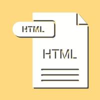 ícone do vetor html