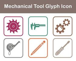 mecânico ferramenta vetor ícone conjunto