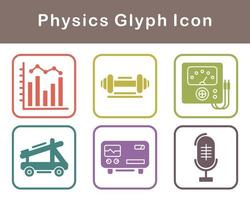 física vetor ícone conjunto