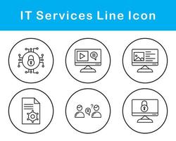 isto Serviços vetor ícone conjunto