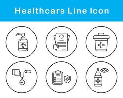 cuidados de saúde vetor ícone conjunto