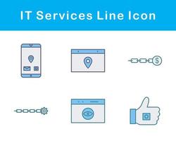 isto Serviços vetor ícone conjunto