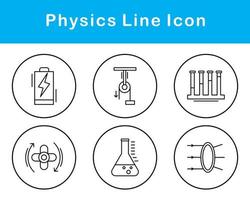 física vetor ícone conjunto