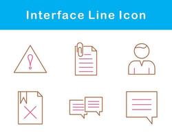 interface vetor ícone conjunto