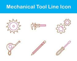 mecânico ferramenta vetor ícone conjunto