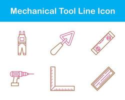 mecânico ferramenta vetor ícone conjunto