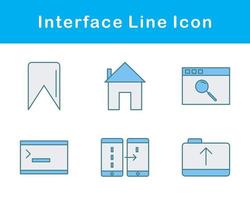 interface vetor ícone conjunto