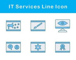 isto Serviços vetor ícone conjunto