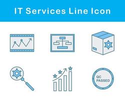 isto Serviços vetor ícone conjunto