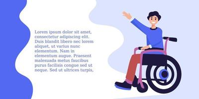 internacional dia do pessoas com deficiências idpd . para levantar consciência do a situação do Desativado pessoas dentro todos aspectos do vida. vetor ilustração.