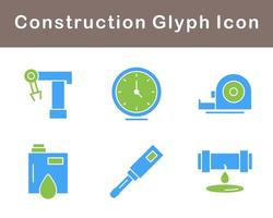 conjunto de ícones de vetores de construção