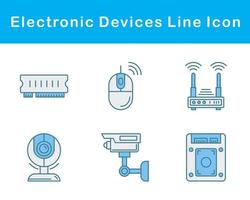 eletrônico dispositivos vetor ícone conjunto