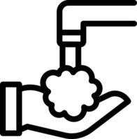 ilustração vetorial de lavagem à mão em ícones de símbolos.vector de qualidade background.premium para conceito e design gráfico. vetor