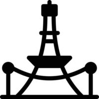 ilustração vetorial da torre eiffel em um icons.vector de qualidade background.premium para conceito e design gráfico. vetor