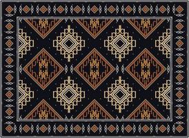 Antiguidade persa tapete, escandinavo persa tapete moderno africano étnico asteca estilo Projeto para impressão tecido tapetes, toalhas, lenços, lenços tapete, vetor