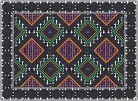 moderno decoração com oriental tapetes, africano motivo escandinavo persa tapete moderno africano étnico asteca estilo Projeto para impressão tecido tapetes, toalhas, lenços, lenços tapete, vetor