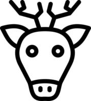 ilustração vetorial de renas em um background.premium qualidade symbols.vector ícones para conceito e design gráfico. vetor