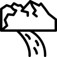 ilustração vetorial de montanha em ícones de símbolos.vector de qualidade background.premium para conceito e design gráfico. vetor