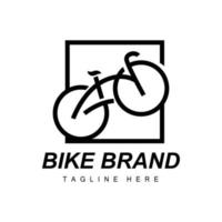 bicicleta logotipo, veículo vetor, bicicleta silhueta ícone, simples Projeto inspiração vetor