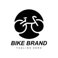 bicicleta logotipo, veículo vetor, bicicleta silhueta ícone, simples Projeto inspiração vetor