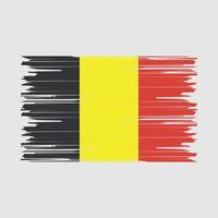 escova de bandeira da bélgica vetor