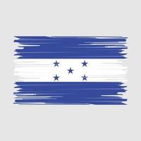 escova de bandeira de honduras vetor