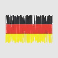 vetor de escova de bandeira da alemanha
