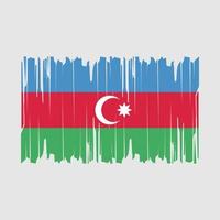 vetor de escova de bandeira do azerbaijão